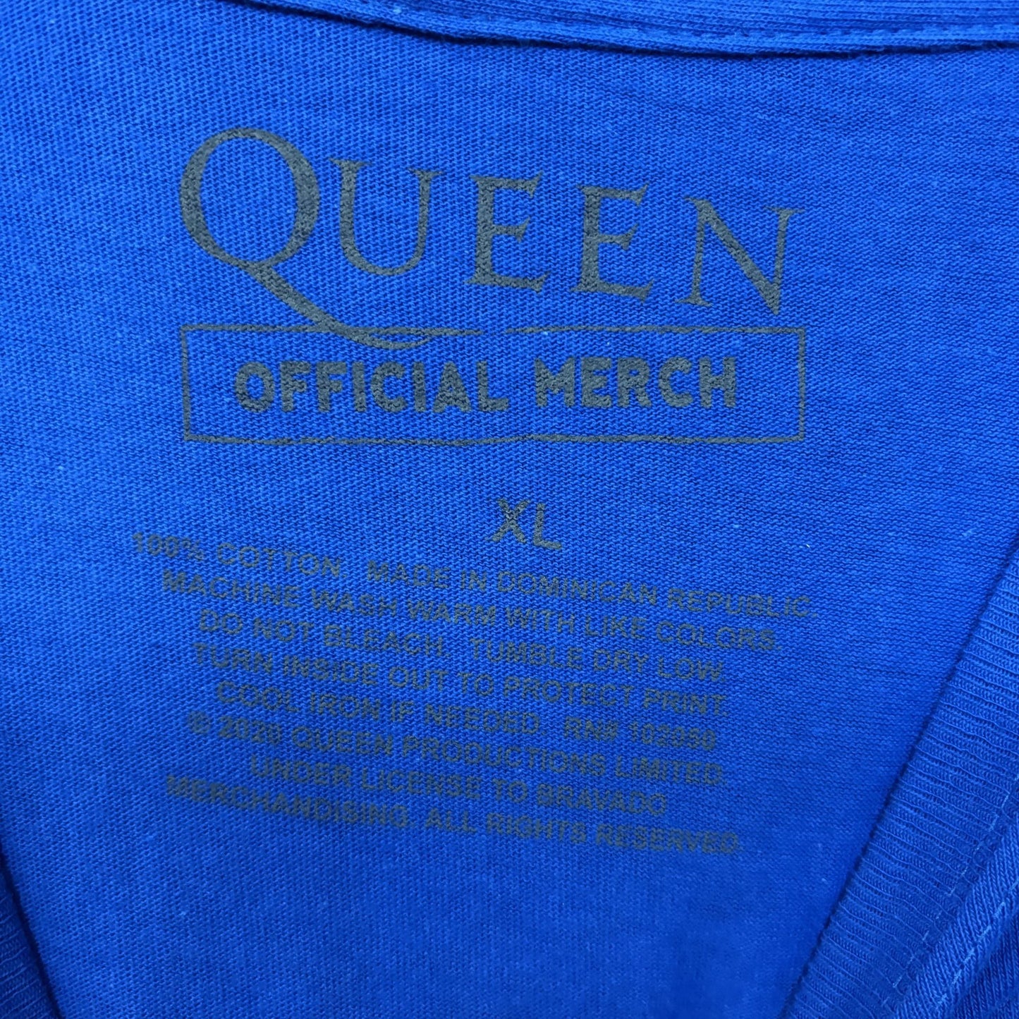 Queen Vintage 1970's Blue T-Shirt XL