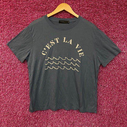 Junk Food Clothing C'est La Vie Vintage Tissue Women's Tee Large