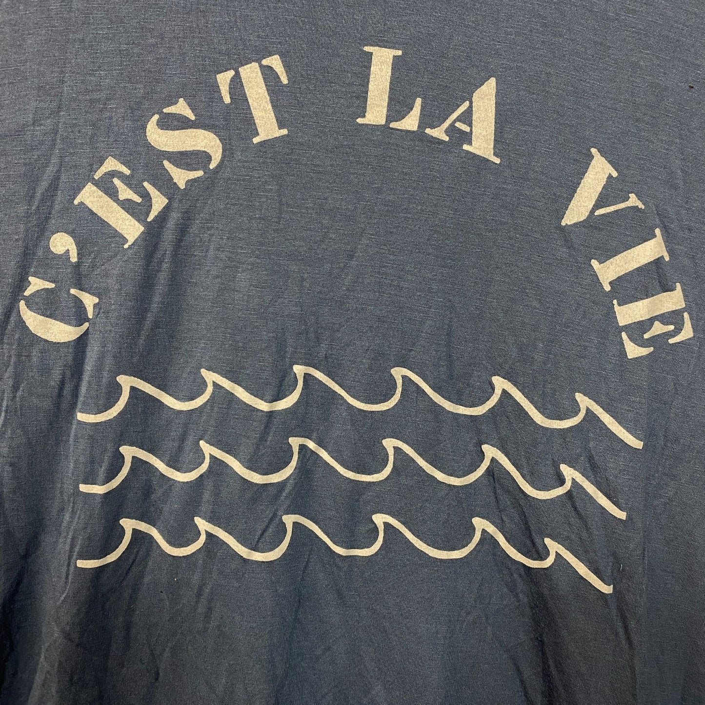 Junk Food Clothing C'est La Vie Vintage Tissue Women's Tee Large