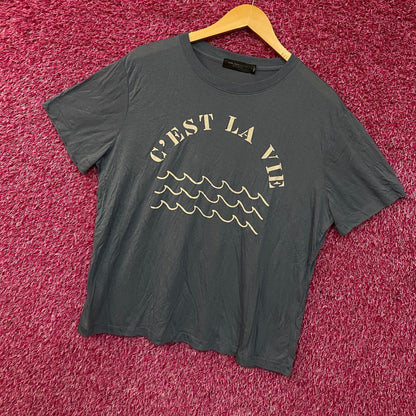 Junk Food Clothing C'est La Vie Vintage Tissue Women's Tee Large