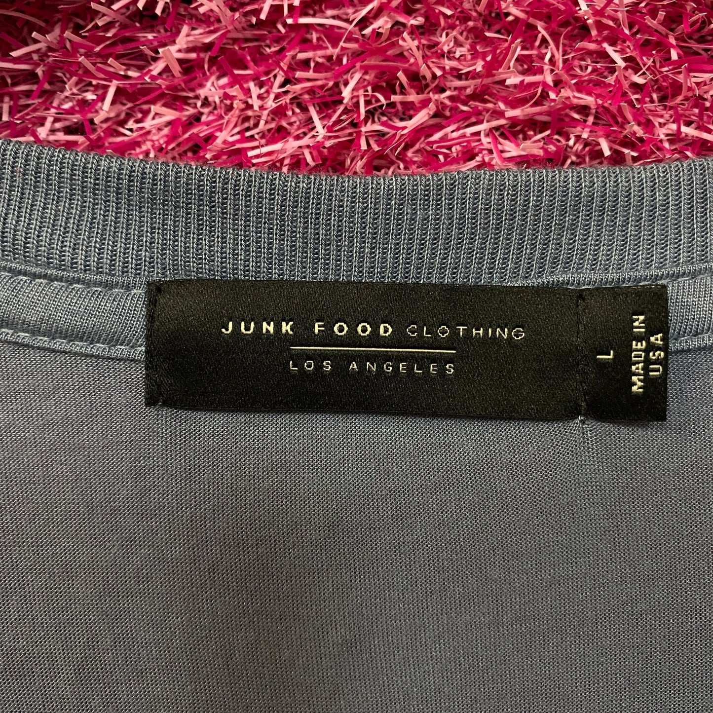 Junk Food Clothing C'est La Vie Vintage Tissue Women's Tee Large