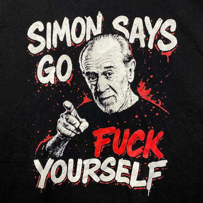 George Carlin Simon Says Comedy T-Shirt Large