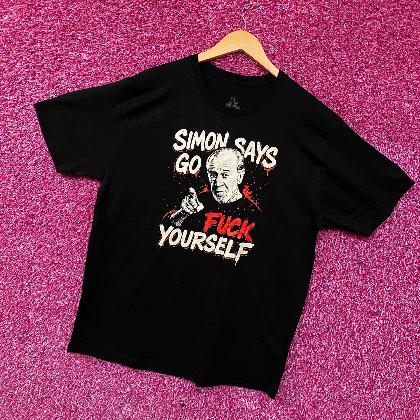 George Carlin Simon Says Comedy T-Shirt Large