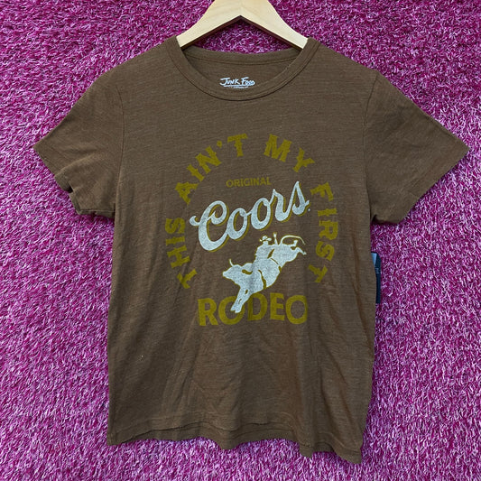 Junk Food Coors Rodeo Women's Graphic T-Shirt Large
