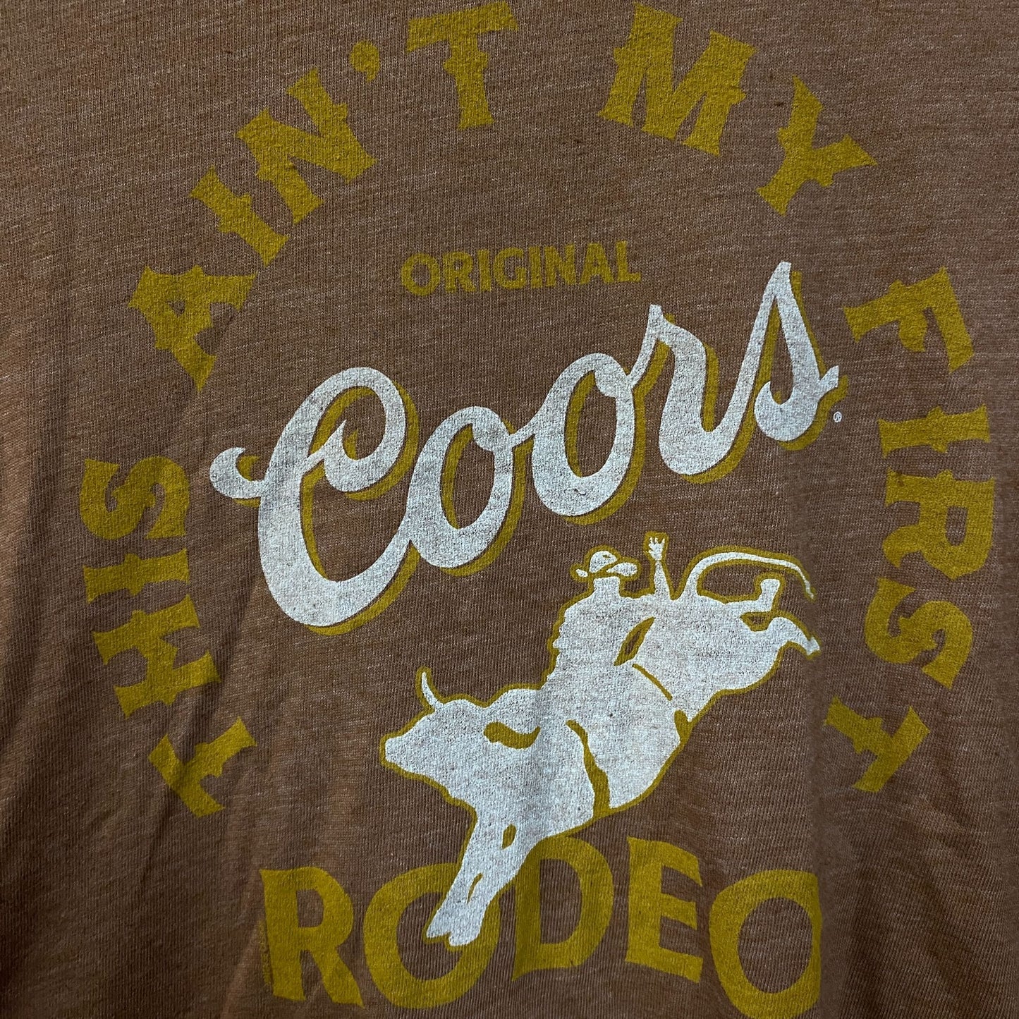 Junk Food Coors Rodeo Women's Graphic T-Shirt Large