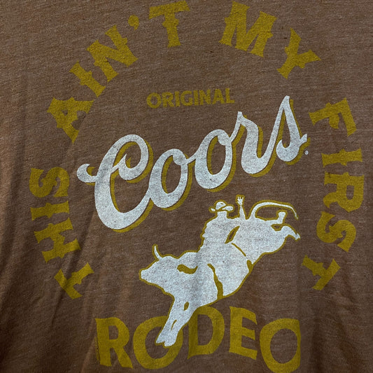 Junk Food Coors Rodeo Women's Graphic T-Shirt Large