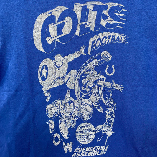 Junk Food X Marvel The Avengers Lineup Indianapolis Colts T-Shirt XS