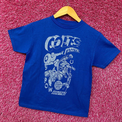 Junk Food X Marvel The Avengers Lineup Indianapolis Colts T-Shirt XS