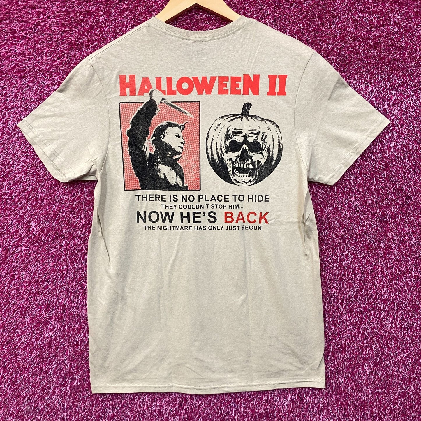 Halloween II Michael Myers Horror Graphic T-Shirt Medium