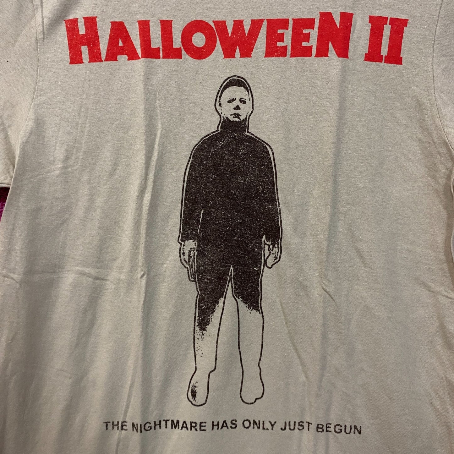 Halloween II Michael Myers Horror Graphic T-Shirt Medium
