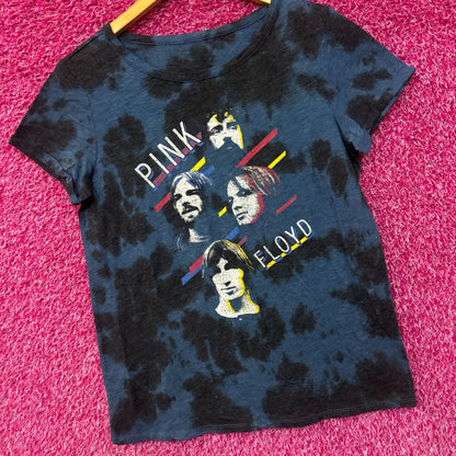 Pink Floyd tiedye Floating Heads Rock Women's Tshirt medium