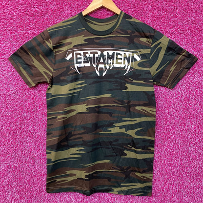 Testament Bay Area Thrash Camo T-Shirt Medium