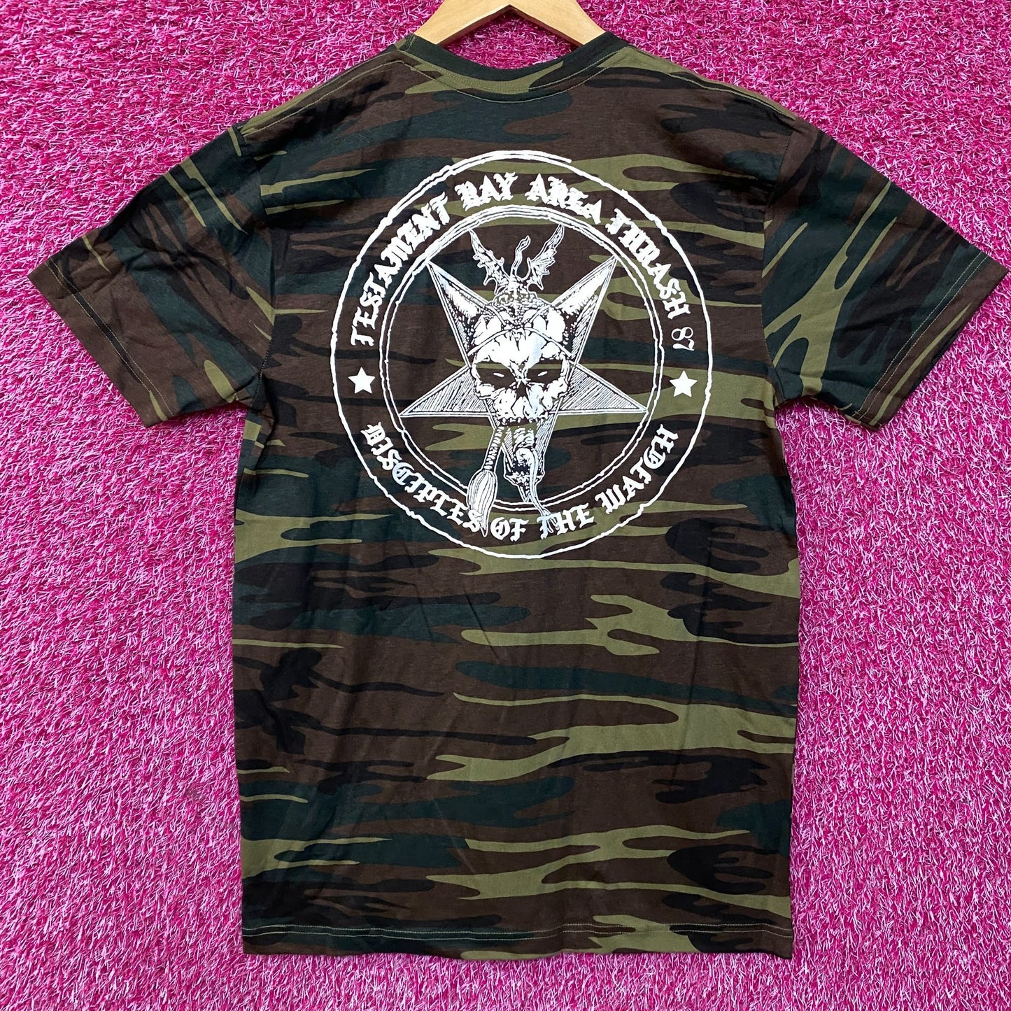 Testament Bay Area Thrash Camo T-Shirt Medium