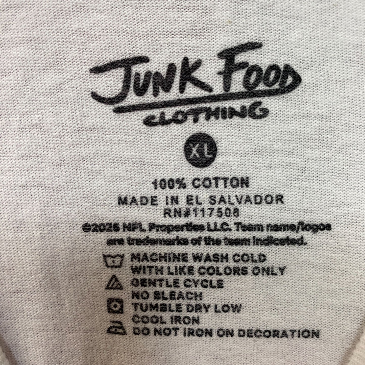 Junk Food Dallas Cowboys Est. 1960 Graphic Vintage Style T-Shirt XL