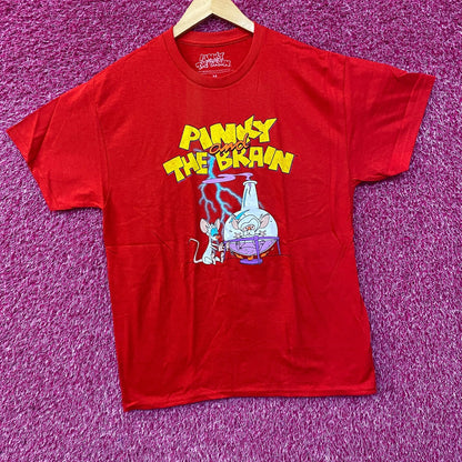 Pinky and The Brain Cartoon Retro Graphic DesignT-Shirt Medium