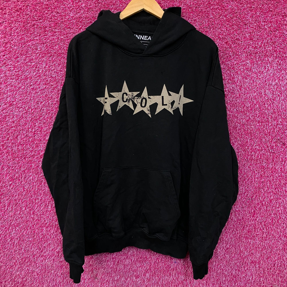 Finneas FCOL! Star Graphic Pullover Hoodie Large