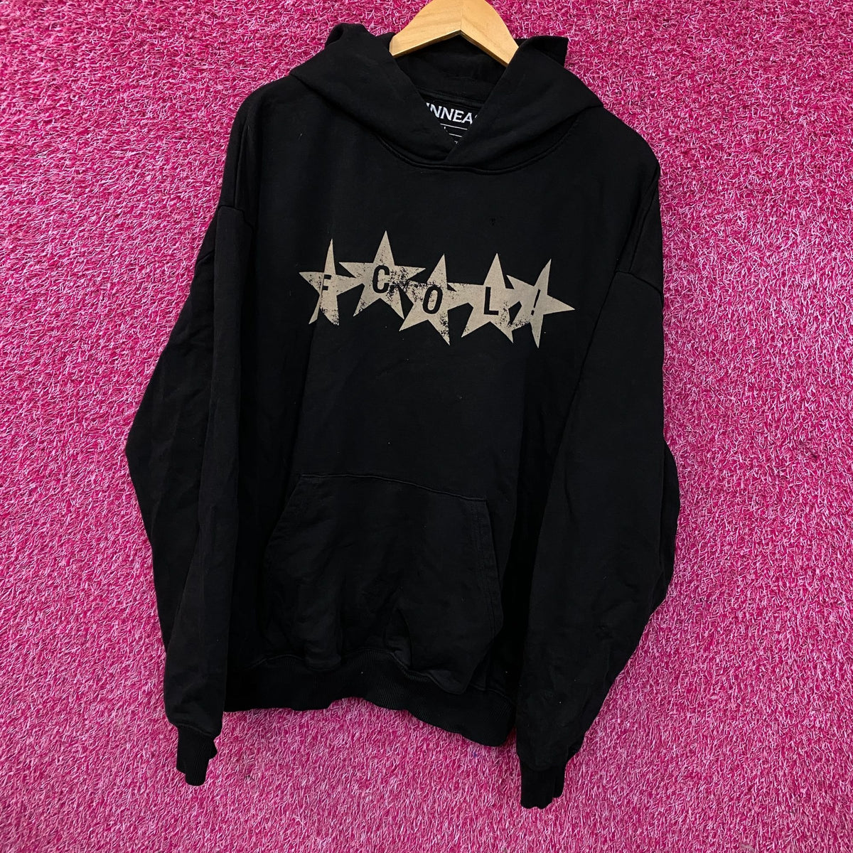 Finneas FCOL! Star Graphic Pullover Hoodie Large