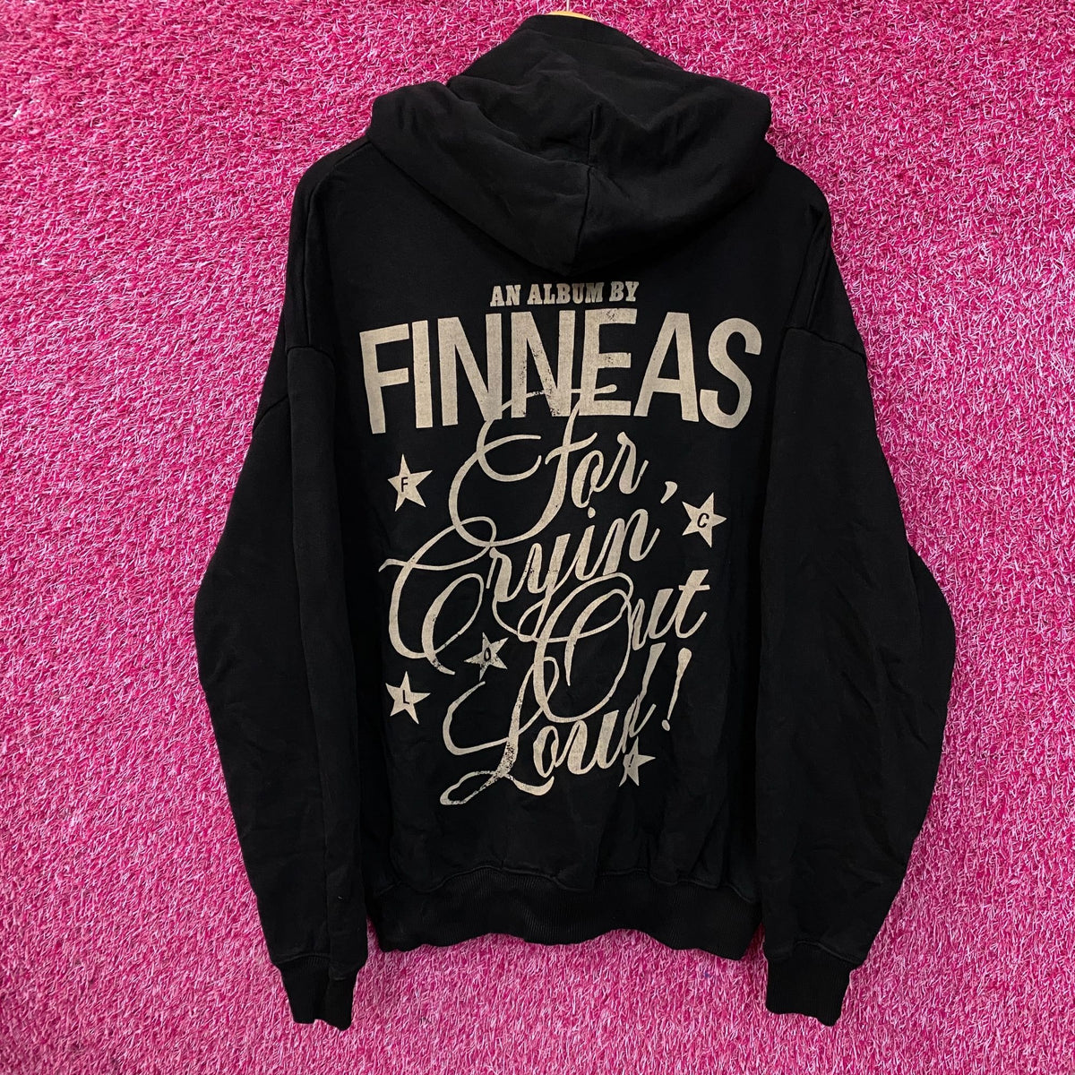 Finneas FCOL! Star Graphic Pullover Hoodie Large