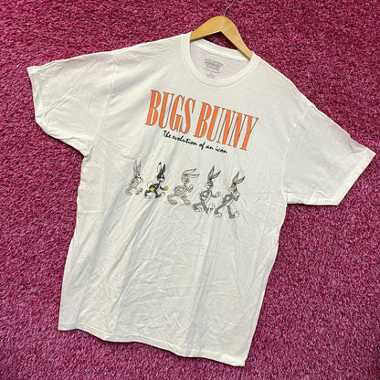 Looney Tunes Bugs Bunny Evolution of an Icon Tshirt size Extra Large