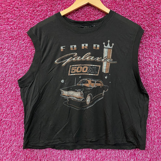 Junk Food Clothing Ford Galaxie 500 XL Vintage Style Graphic Women's Tissue Tank XL