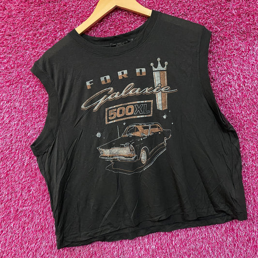 Junk Food Clothing Ford Galaxie 500 XL Vintage Style Graphic Women's Tissue Tank XL