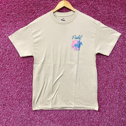 Pabst Blue Ribbon Milwaukee Derby Est 1882 Beer Promo T-Shirt Medium