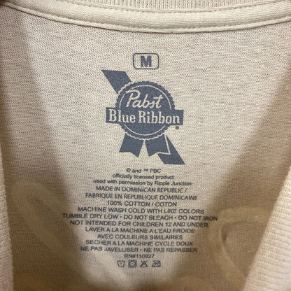 Pabst Blue Ribbon Milwaukee Derby Est 1882 Beer Promo T-Shirt Medium