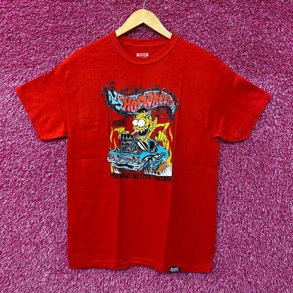 Hot wheels broken promises red Tshirt size medium