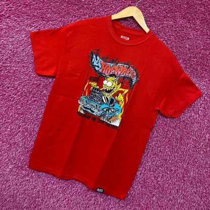 Hot wheels broken promises red Tshirt size medium