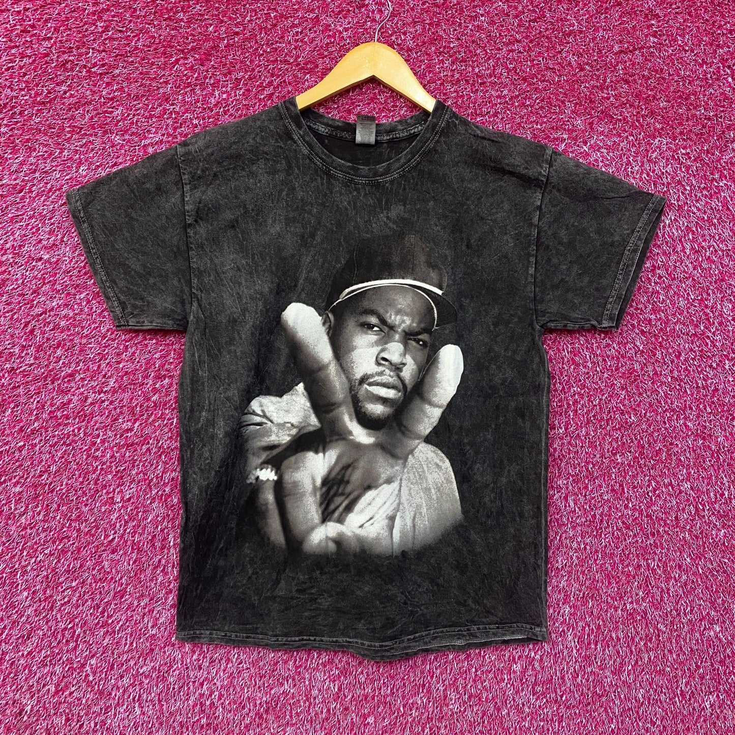 Ice Cube It Was A Good Day Acid Wash T-Shirt Large