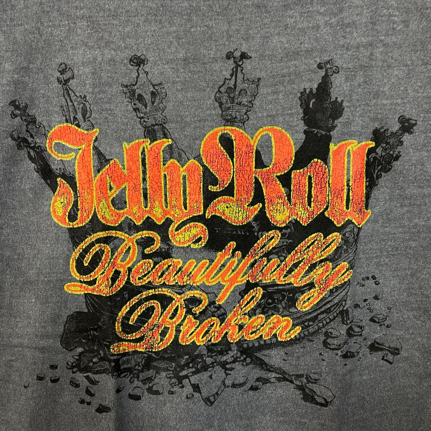 Jelly Roll Beautifully Broken Graphic Album T-shirt XL