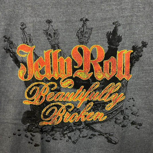 Jelly Roll Beautifully Broken Graphic Album T-shirt XL