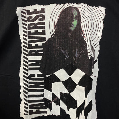 Falling In Reverse 21 Chequered Rock Band T-Shirt XL