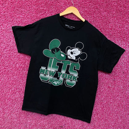 Junk Food x NFL Disney Mickey Mouse Kick Back New York Jets Shirt Medium