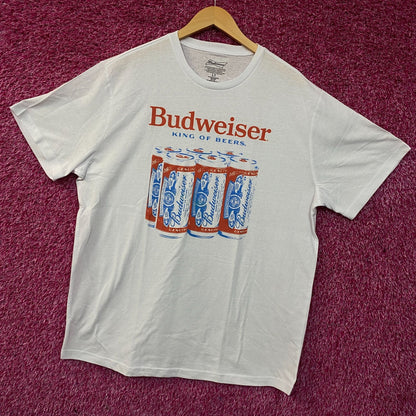 Budweiser King of Beers Six Pack Graphic T-Shirt LT