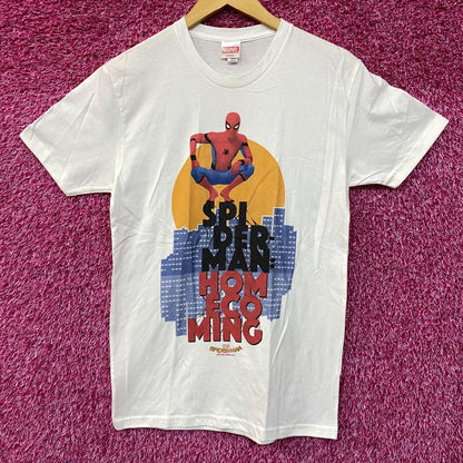 Marvel Spider-Man Homecoming City Graphic T-Shirt Small