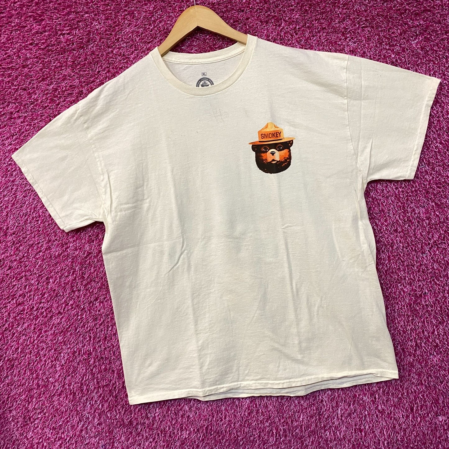 Smokey The Bear The Tree Almanac T-shirt size XL