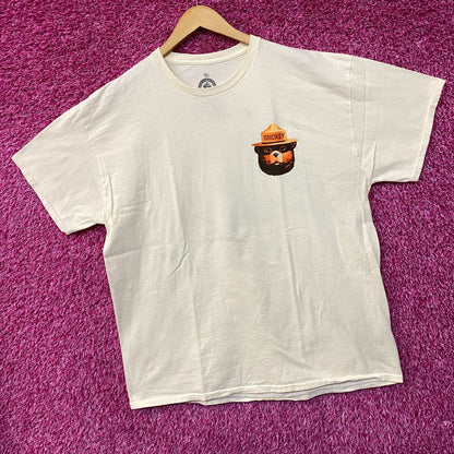 Smokey The Bear The Tree Almanac T-shirt size XL