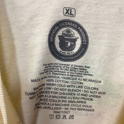 Smokey The Bear The Tree Almanac T-shirt size XL