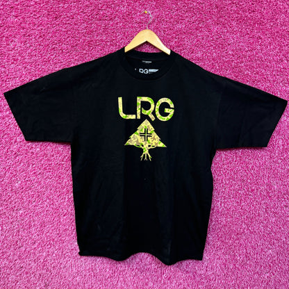 Lifted Research Group Camo LRG Logo T-shirt size 2XL