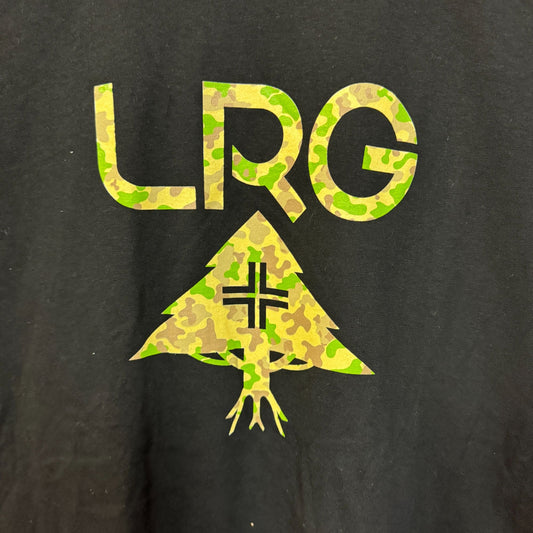 Lifted Research Group Camo LRG Logo T-shirt size 2XL