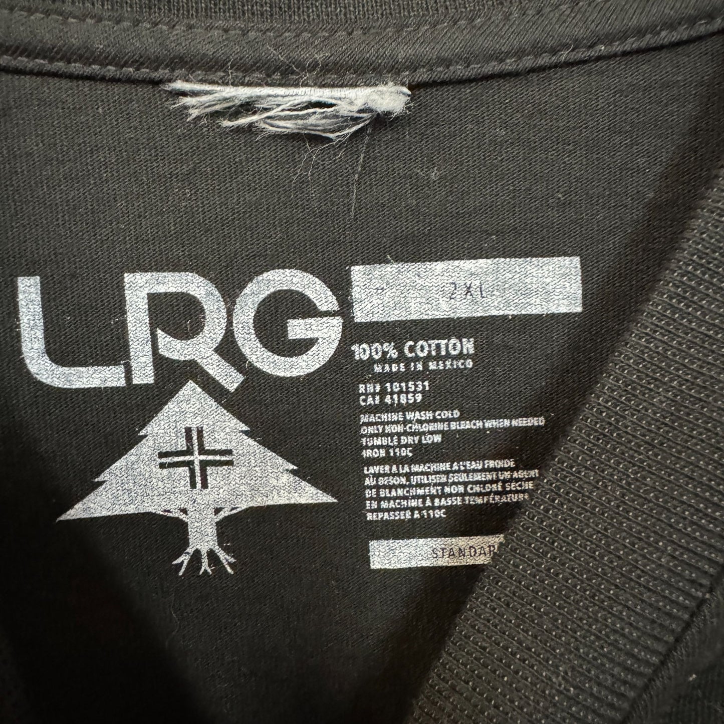 Lifted Research Group Camo LRG Logo T-shirt size 2XL