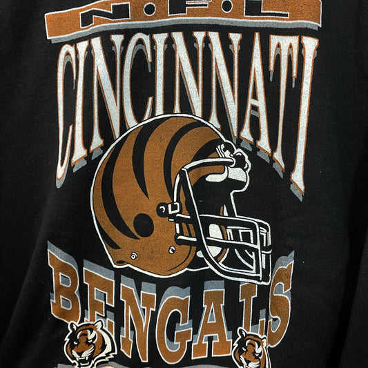 Cincinnati Bengals NFL Helmet Logo Crewneck Sweatshirt Small