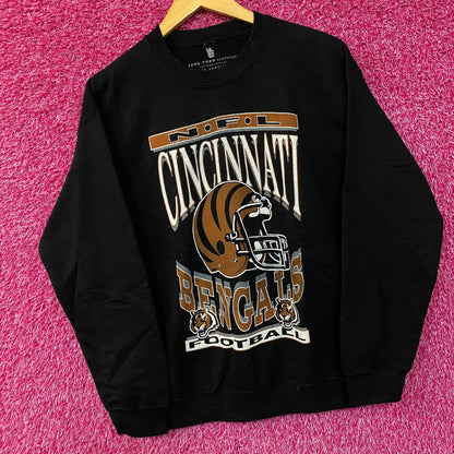 Cincinnati Bengals NFL Helmet Logo Crewneck Sweatshirt Small