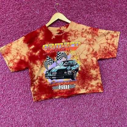 Chemistry Camaro Berlinetta Sensational 1981 Promo Tie Dye Crop Top Large