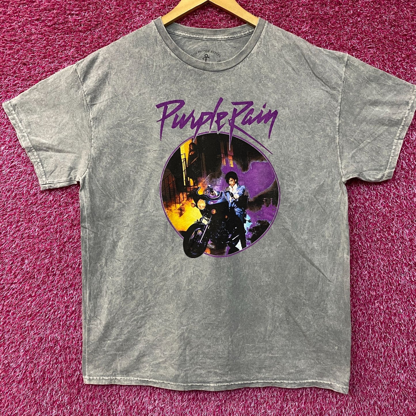 Prince the Revolution Purple Rain Album Art Funk Rock Tee XL