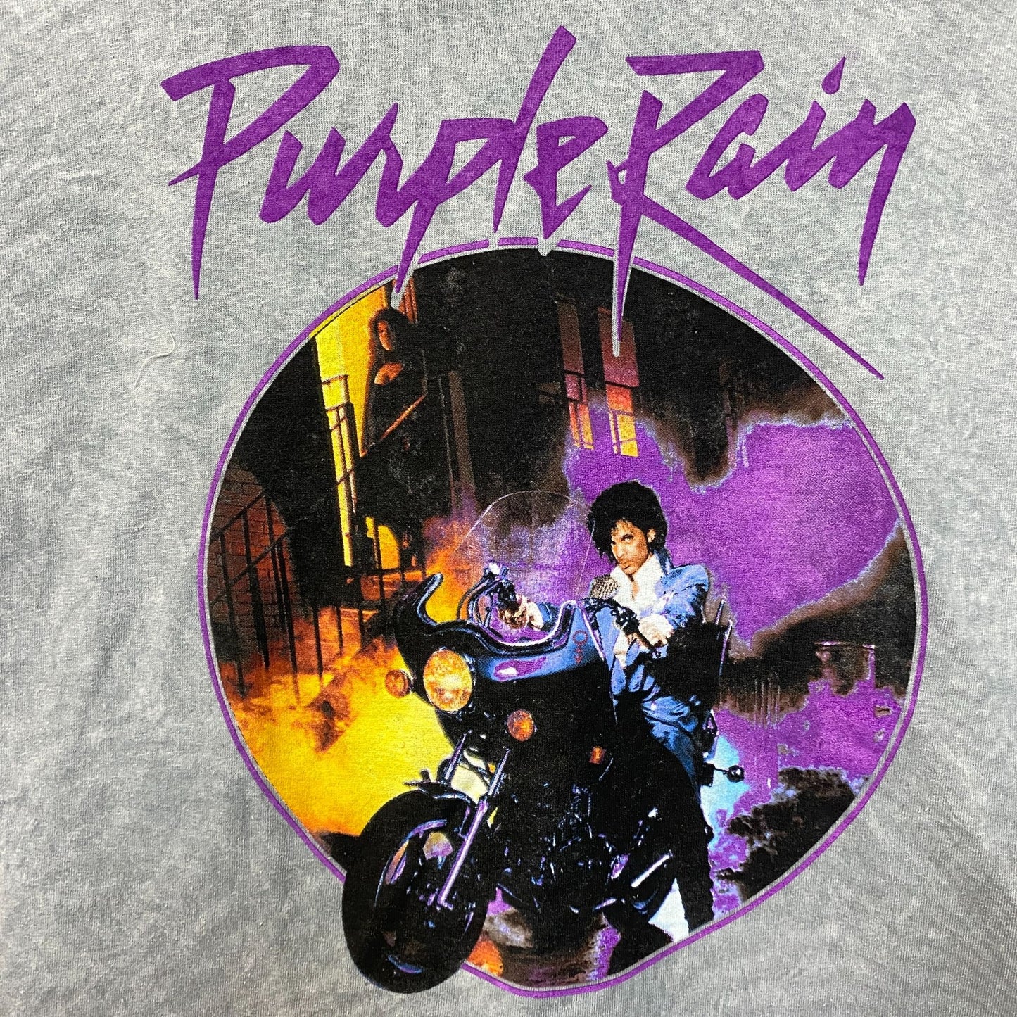 Prince the Revolution Purple Rain Album Art Funk Rock Tee XL