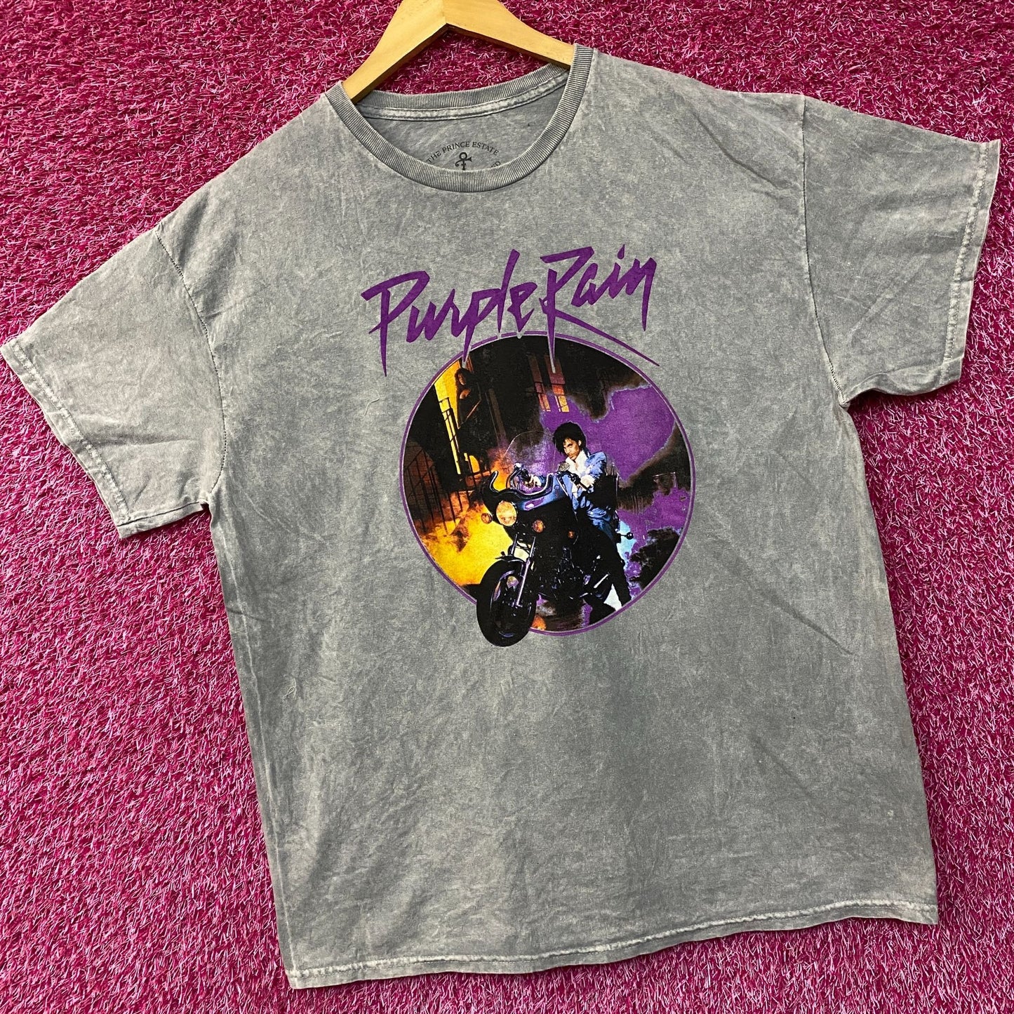 Prince the Revolution Purple Rain Album Art Funk Rock Tee XL