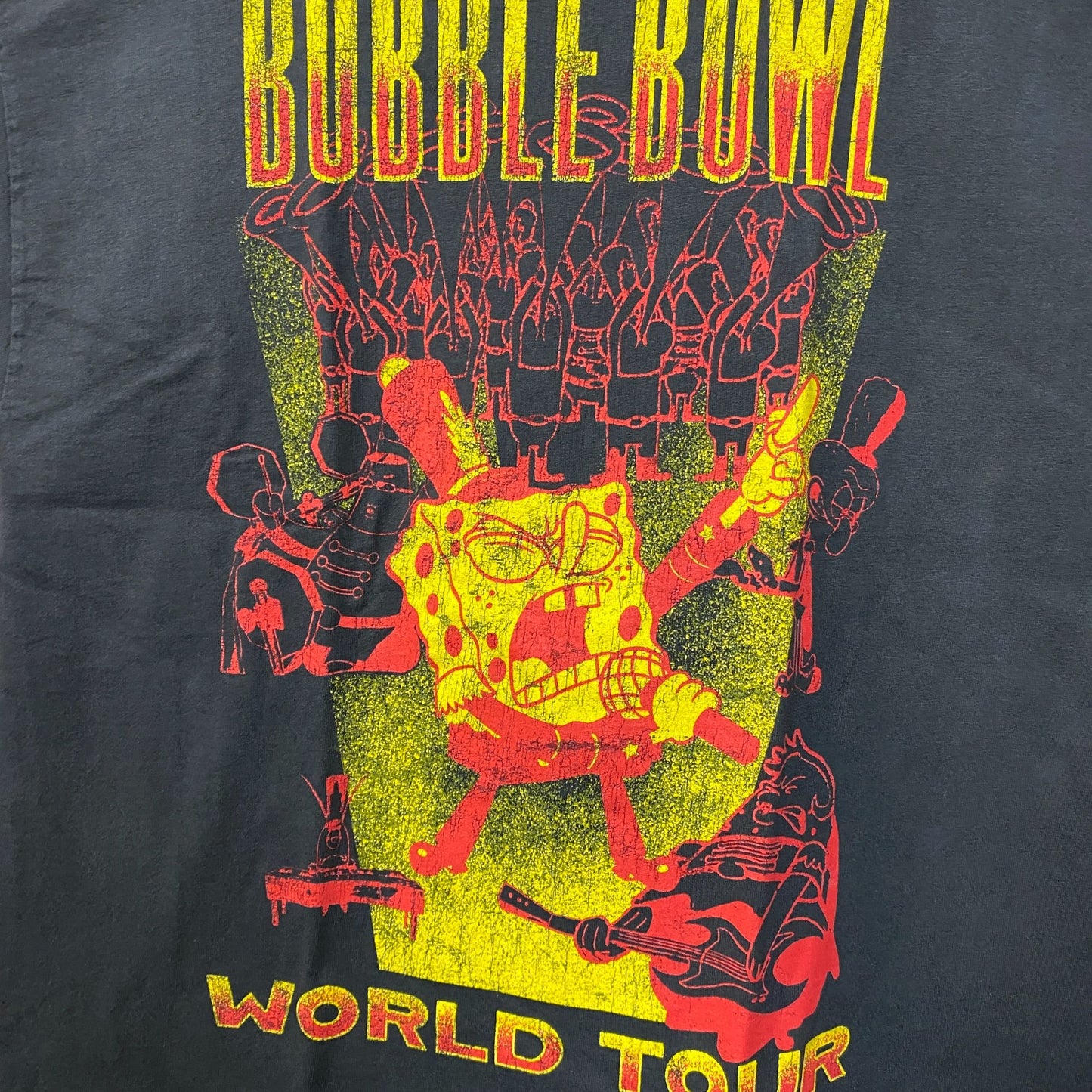 SpongeBob SquarePants Bubble Bowl World Tour T-shirt XL