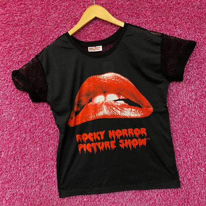 The Rocky Horror Picture Show Red Lips Mesh T-Shirt Medium